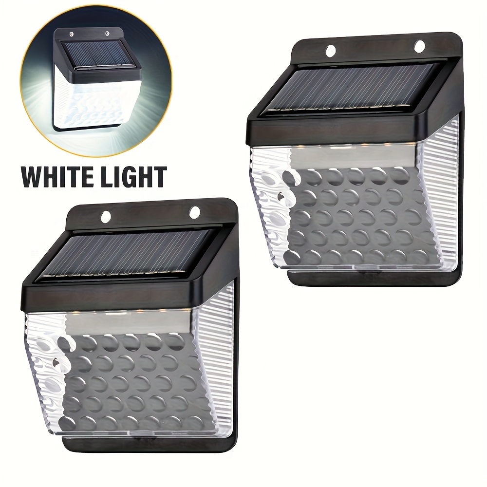 Outdoor Lighting Wall - مصباح LED يعمل بالطاقة الشمسية مع