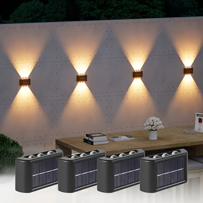Outdoor Lighting Beacon - مصباح جداري شمسي LED خارجي مقاوم