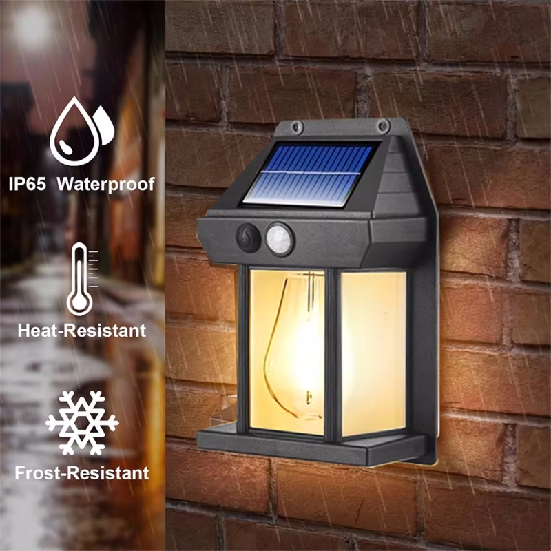 Solar Path Light - مصباح جداري شمسي مقاوم للماء خارجي