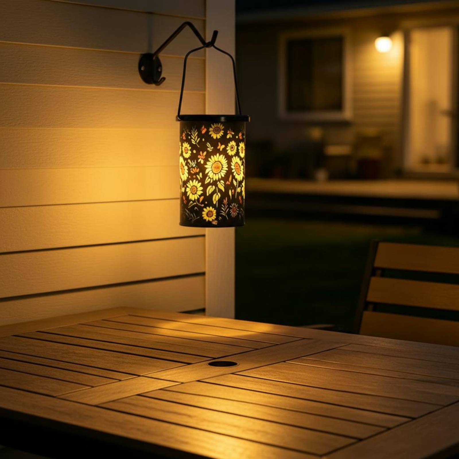 Outdoor Lighting Patio - فانوس زهري بتصميم عتيق، مصباح شمسي