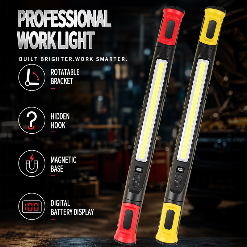 Outdoor Lighting Hooks - مصباح عمل مغناطيسي COB قابل لإعادة