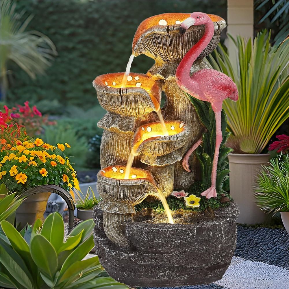 Outdoor Lighting Deck - نافورة مائية داخلية وخارجية من 5