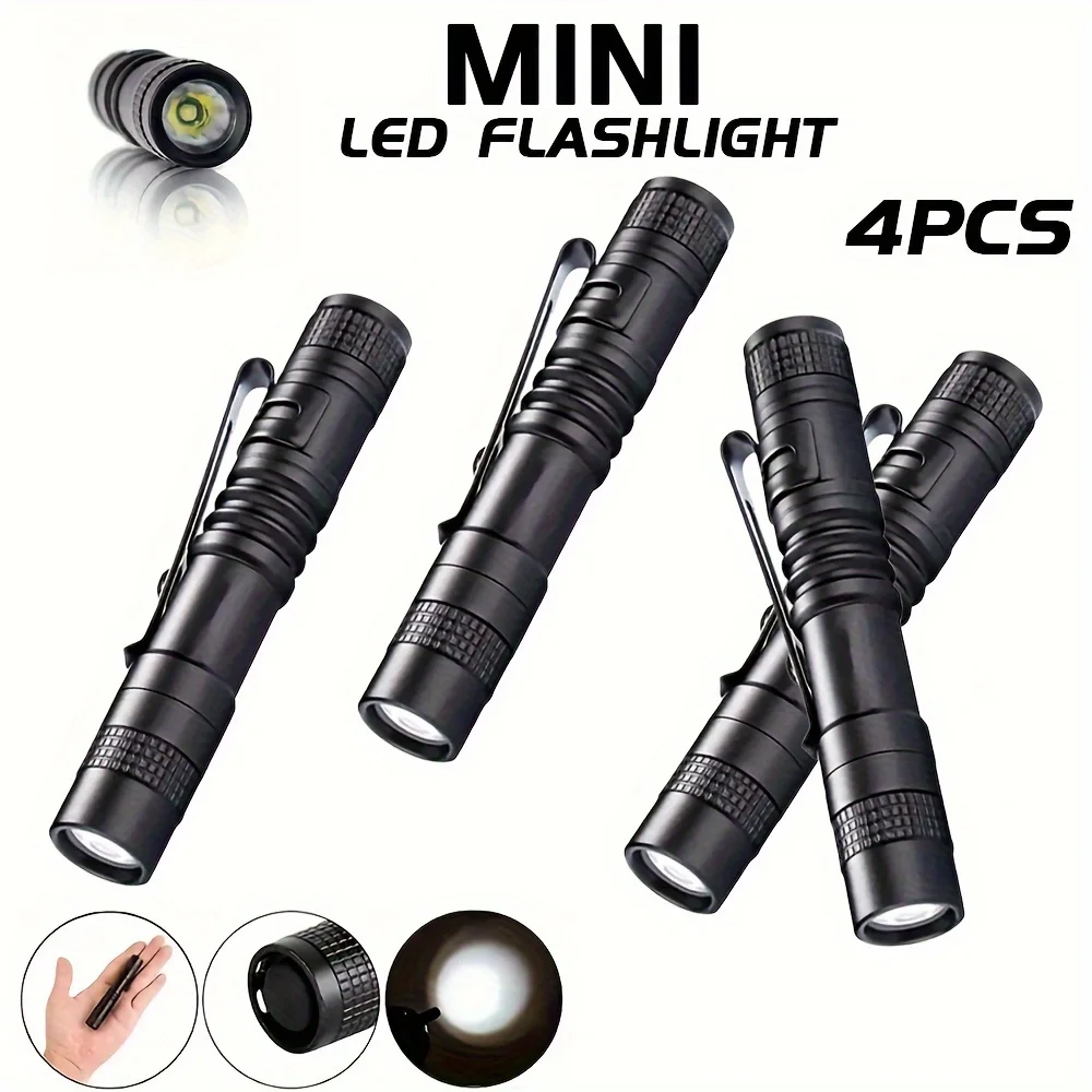 Outdoor Lighting Beacon - 1-4 قطعة قلم LED صغير محمول