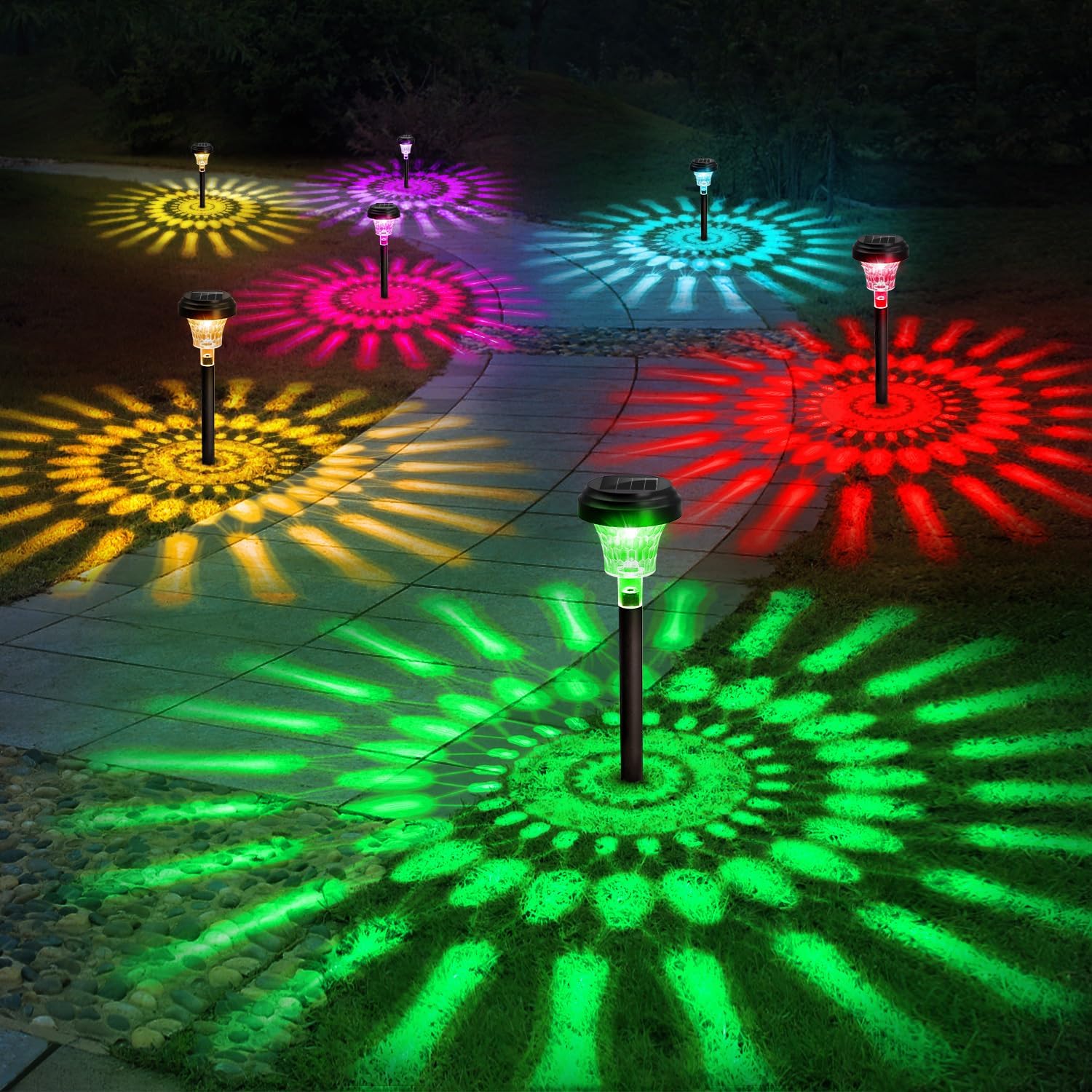 Outdoor Lighting Driveway - أضواء المسار الشمسية في الهواء الطلق