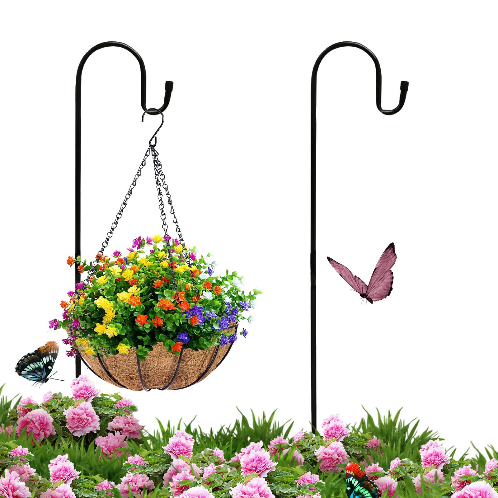 Outdoor Lighting Poles - خطاف لتغذية الطيور بطول 47 بوصة،