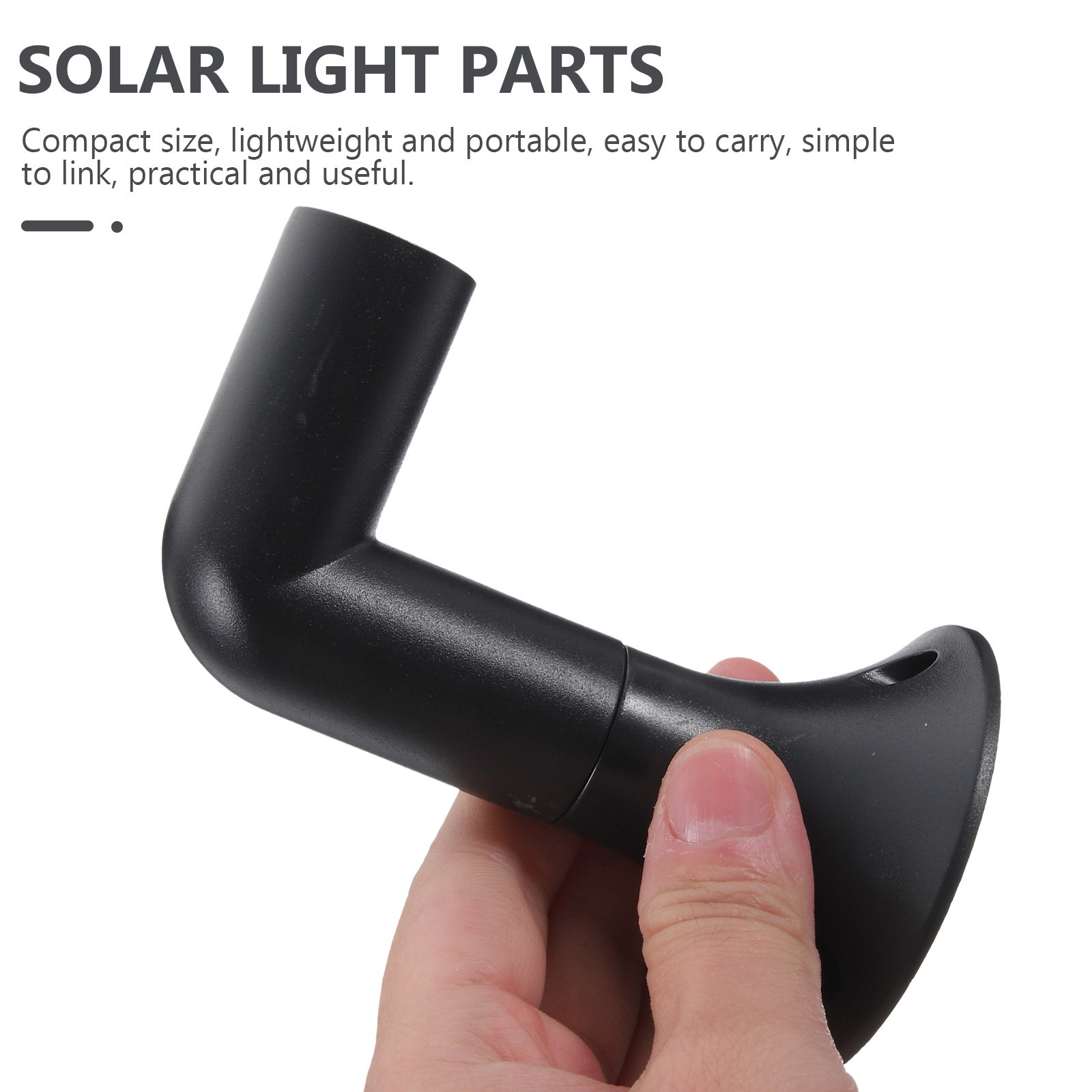 Solar Path Light - مجموعة واحدة من وصلات بلاستيكية بقاعدة