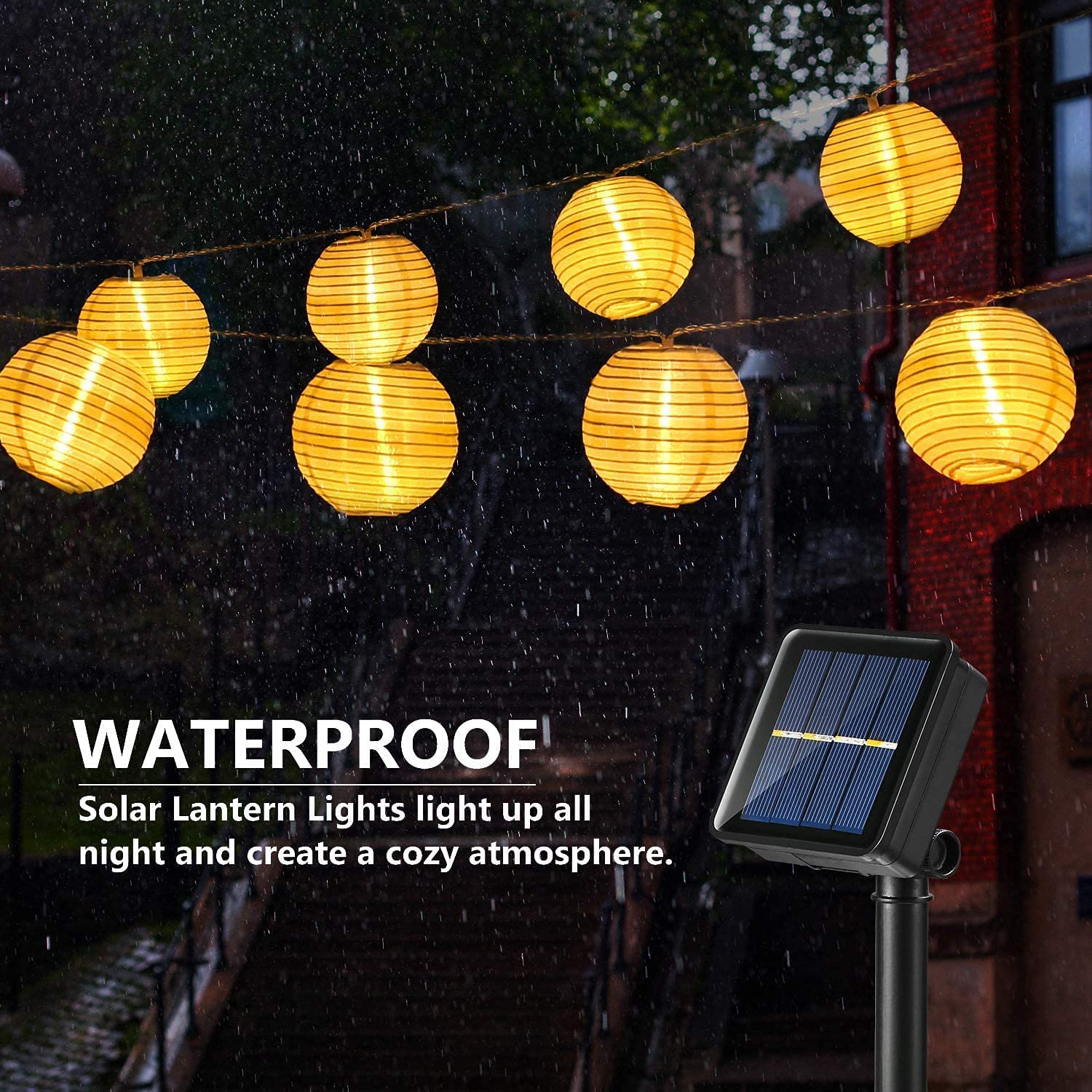 فانوس مضاد للماء سلسلة الشمسية - مراجعة Outdoor Lighting Company وسعره
