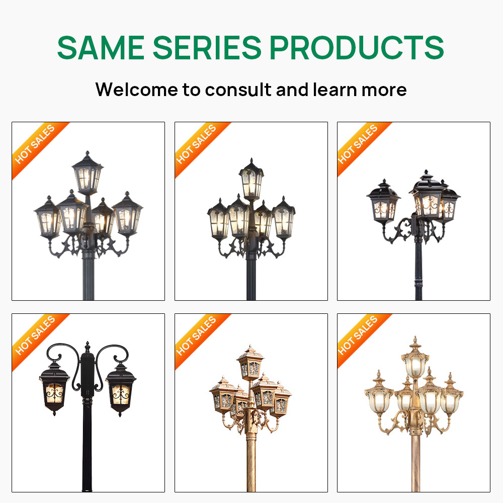 تخصيص في الهواء الطلق 5 رئيس ا - مراجعة Outdoor Lighting Poles وسعره