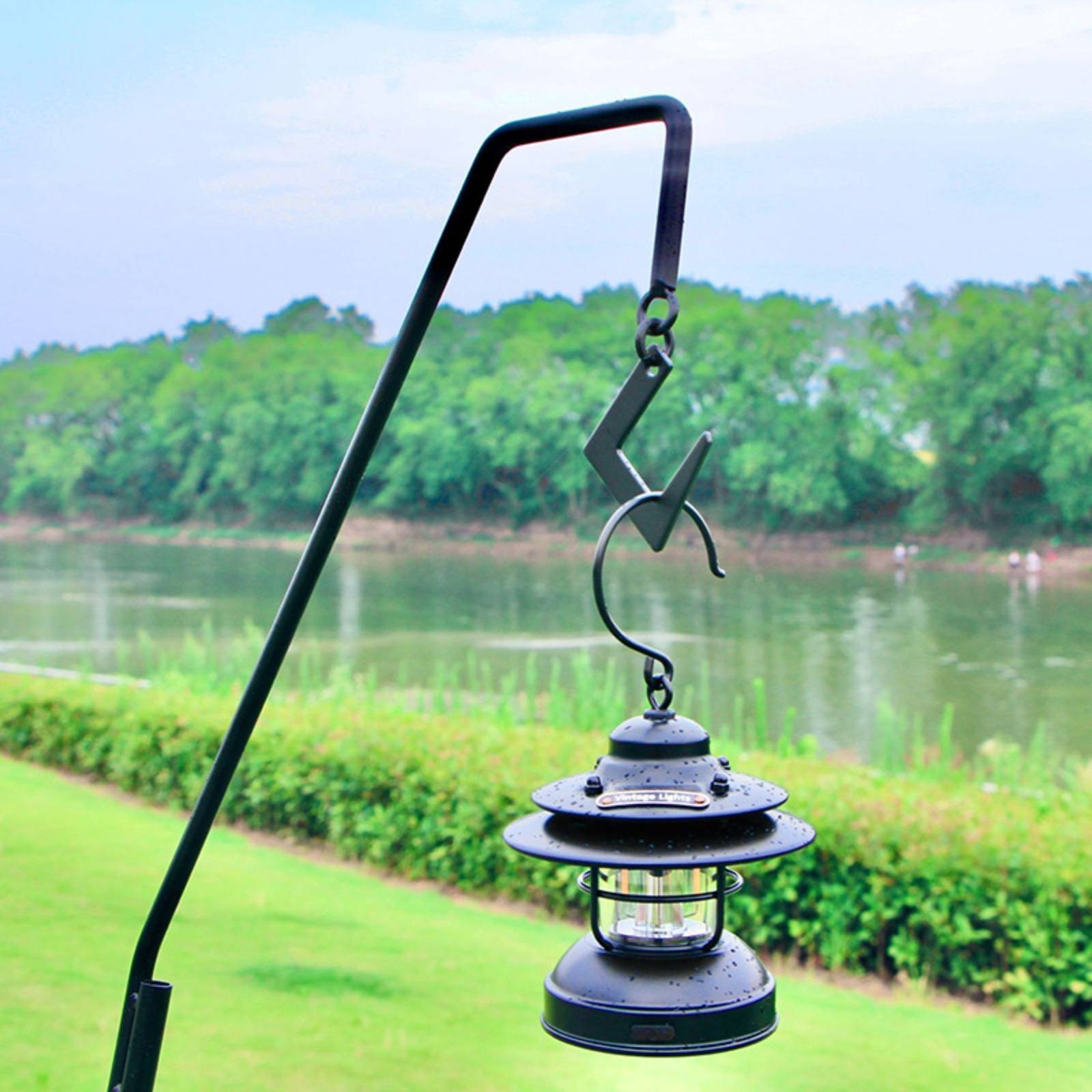 حامل فانوس للتخييم قابل للفصل، - مراجعة Outdoor Lighting Poles وسعره