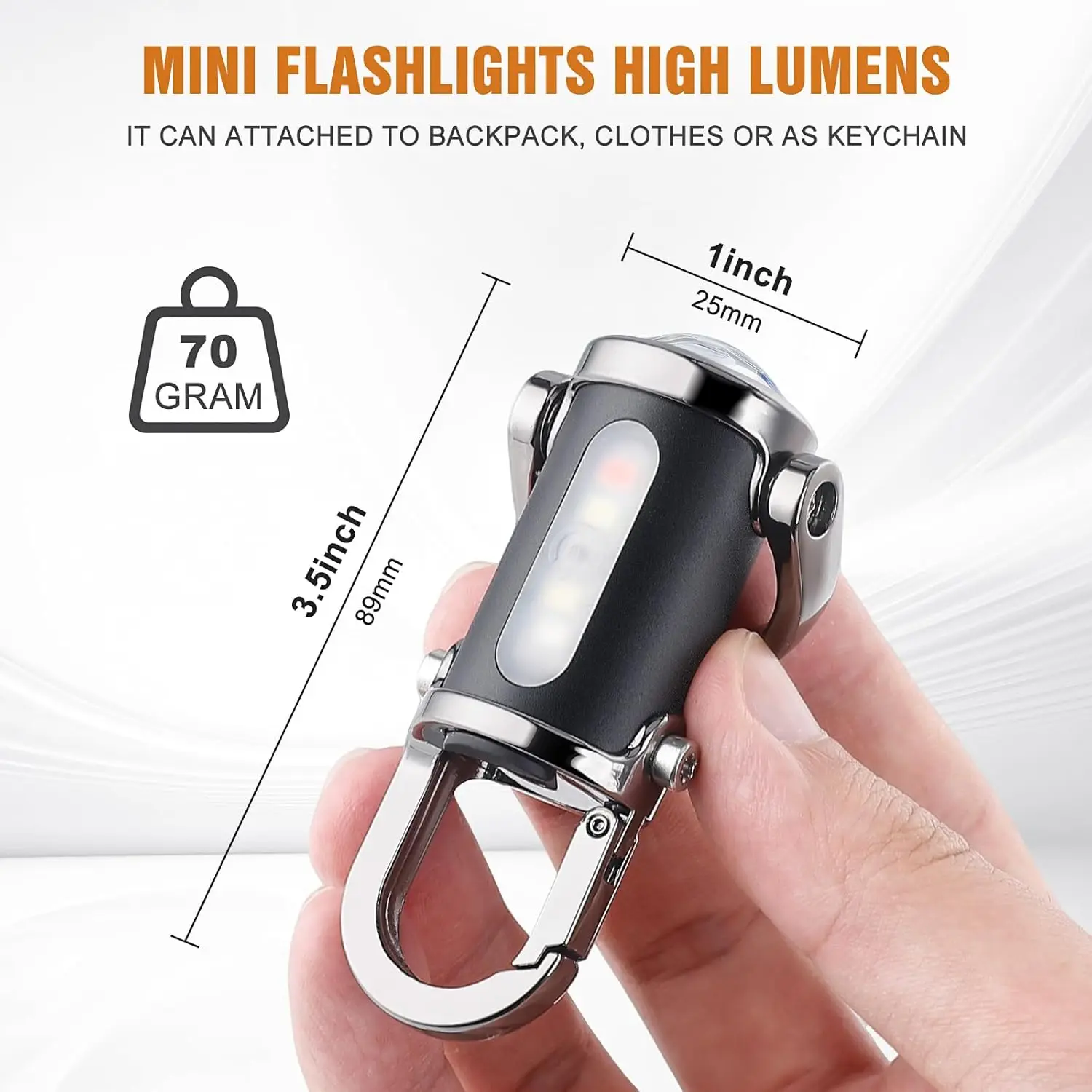 مصباح يدوي صغير بسلسلة مفاتيح  - مراجعة Outdoor Lighting Hooks وسعره