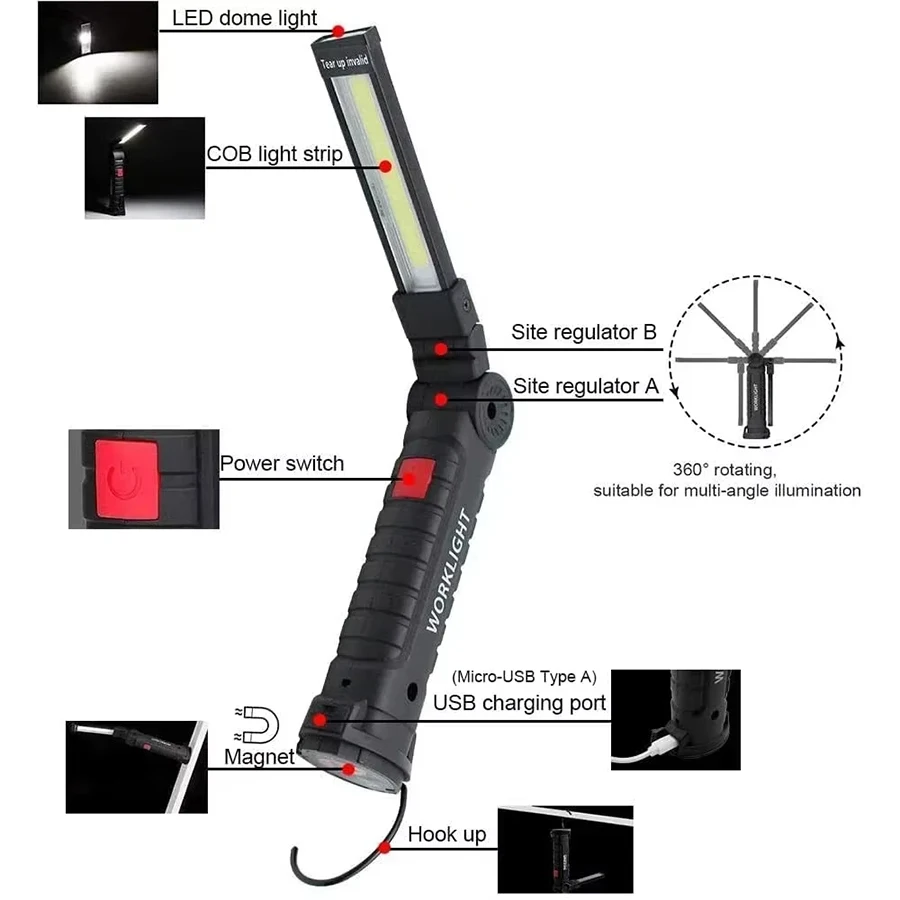 مصباح يدوي مغناطيسي قابل لإعاد - مراجعة Outdoor Lighting Hooks وسعره