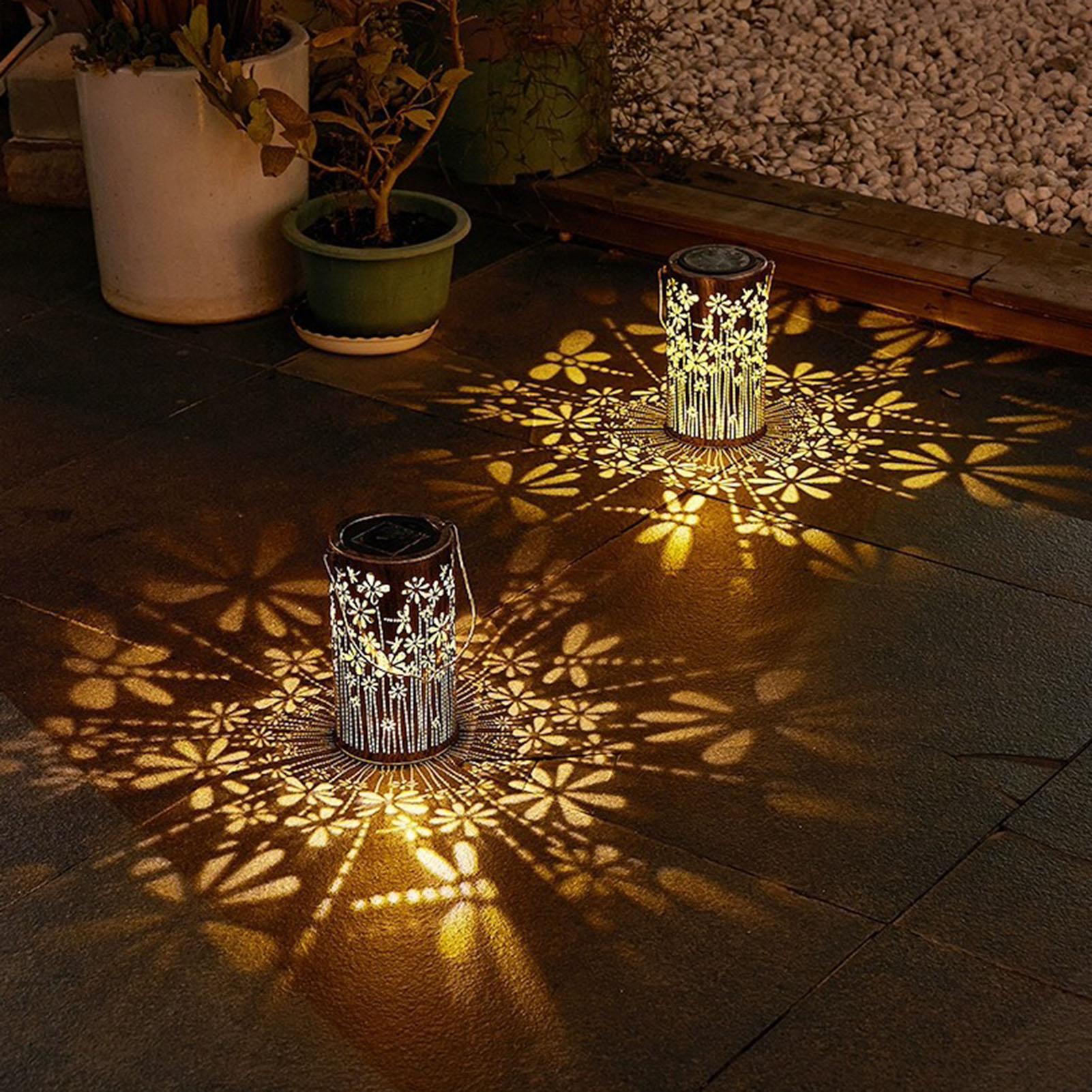 فوانيس شمسية معلقة مقاومة للما - مراجعة Solar Path Light وسعره