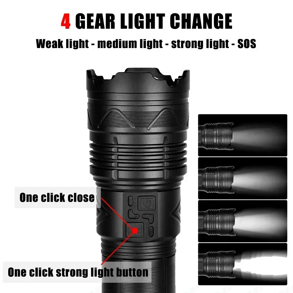 مصباح يدوي LED فائق السطوع بقو - مراجعة Outdoor Lighting Beacon وسعره