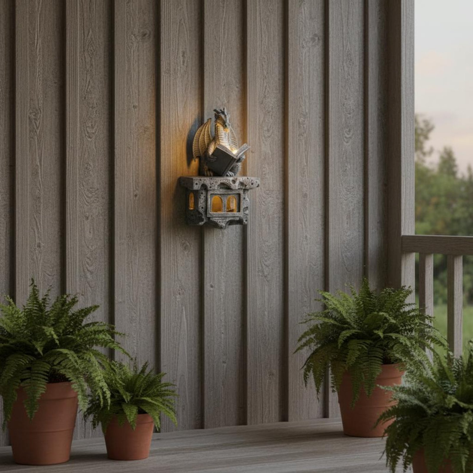 إضاءة جدارية شمسية على شكل ويف - مراجعة Outdoor Lighting Wall وسعره