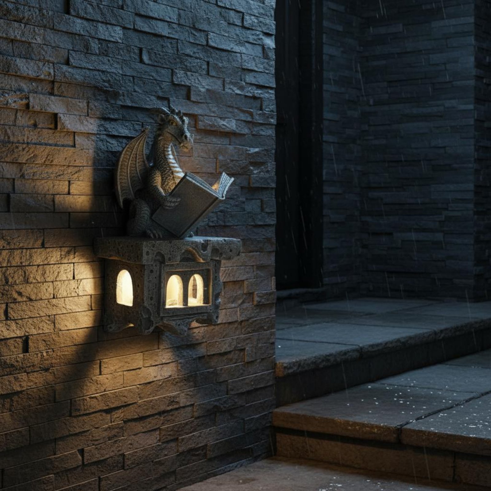 إضاءة جدارية شمسية على شكل ويف - مراجعة Outdoor Lighting Wall وسعره