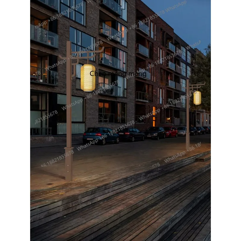 L6080 ضوء القطب الشمسي في الهو - مراجعة Outdoor Lighting Poles وسعره