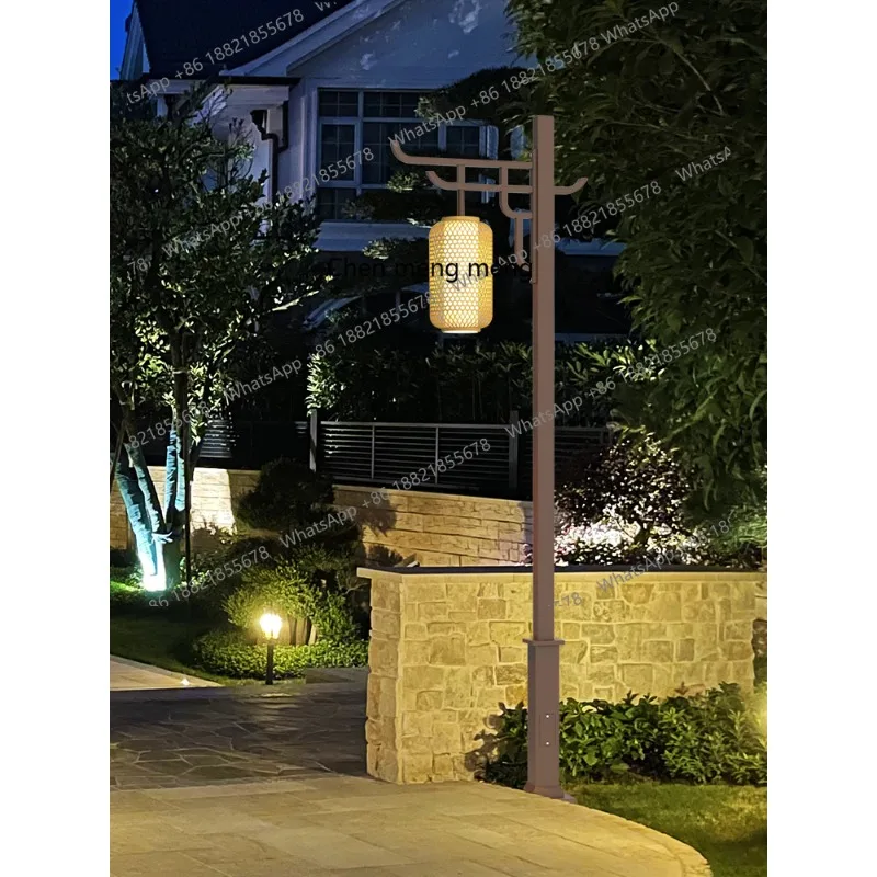 L6080 ضوء القطب الشمسي في الهو - مراجعة Outdoor Lighting Poles وسعره