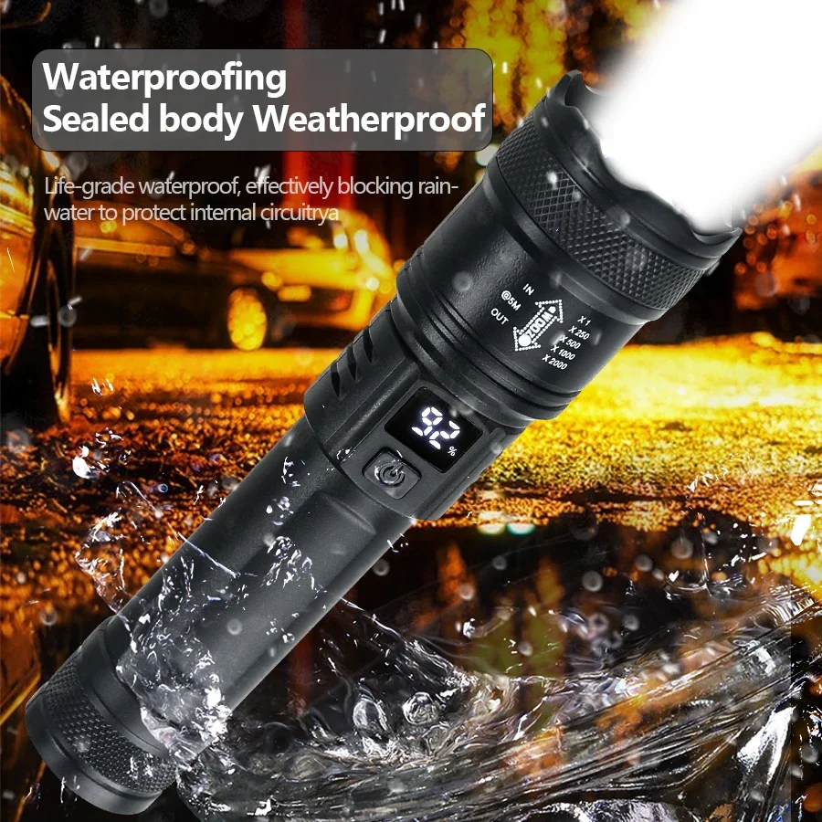 مصباح يدوي LED قوي مع شاشة بطا - مراجعة Outdoor Lighting Poles وسعره