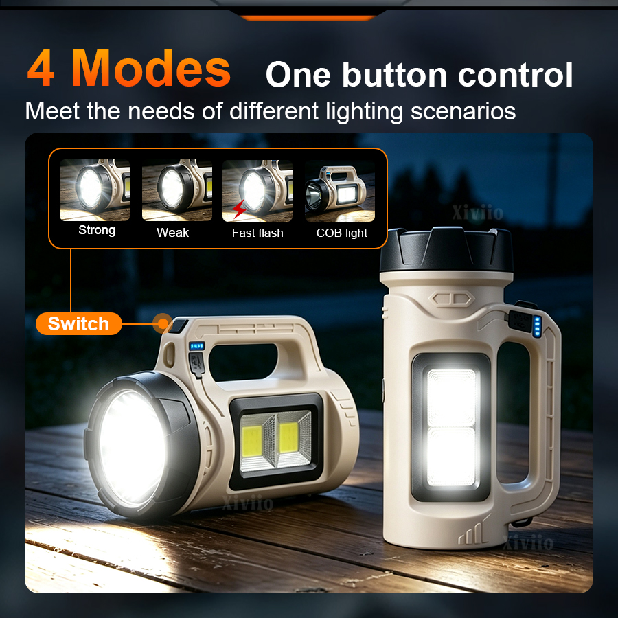 مصباح LED محمول متعدد المشاهد  - مراجعة Outdoor Lighting Beacon وسعره
