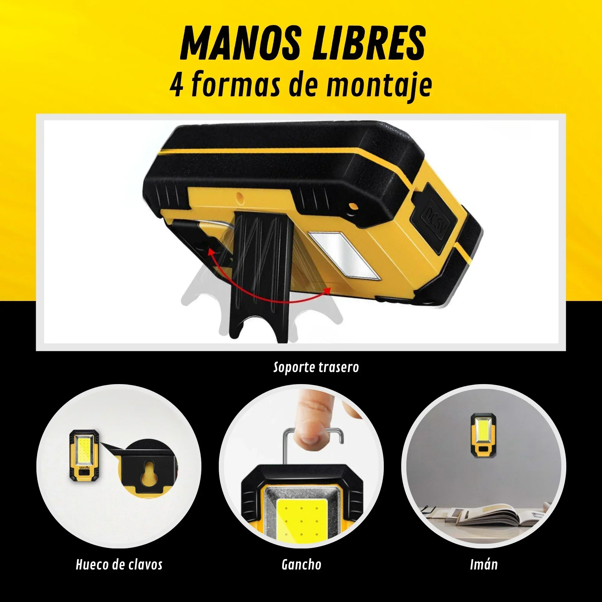 مصباح عمل قابل لإعادة الشحن بس - مراجعة Outdoor Lighting Beacon وسعره