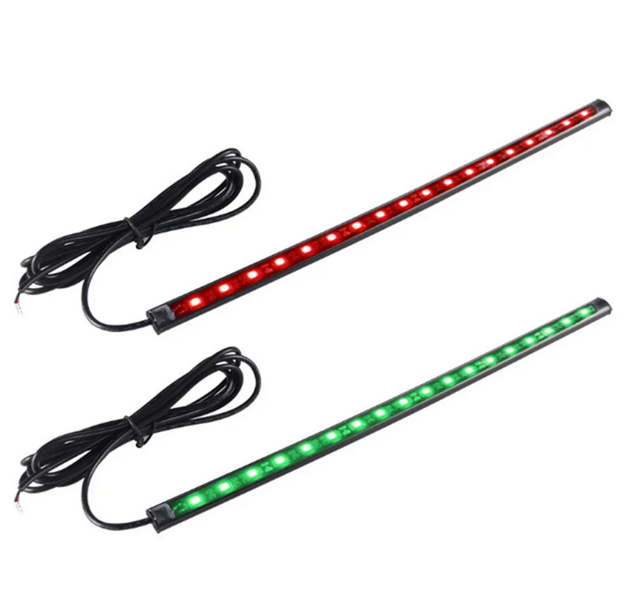 2 قطعة 30 سنتيمتر 12 فولت LED  - مراجعة Outdoor Lighting Deck وسعره