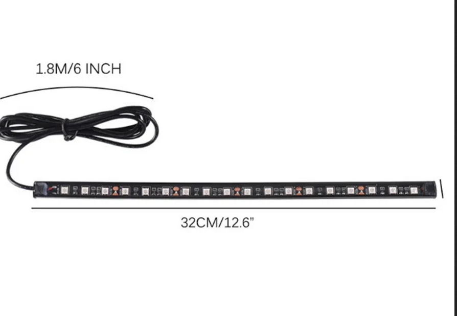 2 قطعة 30 سنتيمتر 12 فولت LED  - مراجعة Outdoor Lighting Deck وسعره