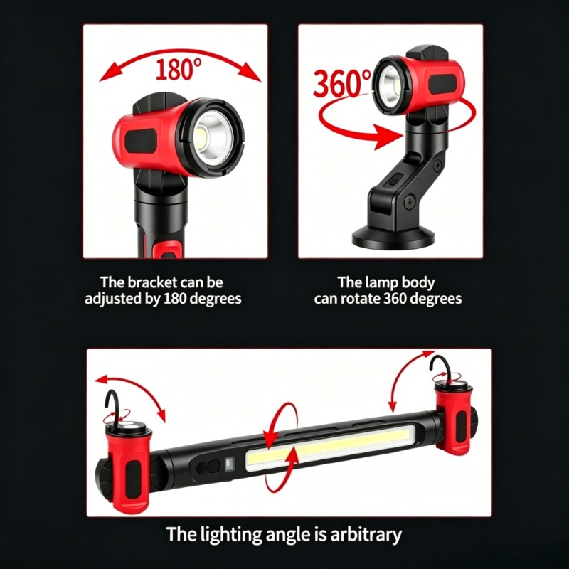 مصباح عمل مغناطيسي COB قابل لإ - مراجعة Outdoor Lighting Hooks وسعره
