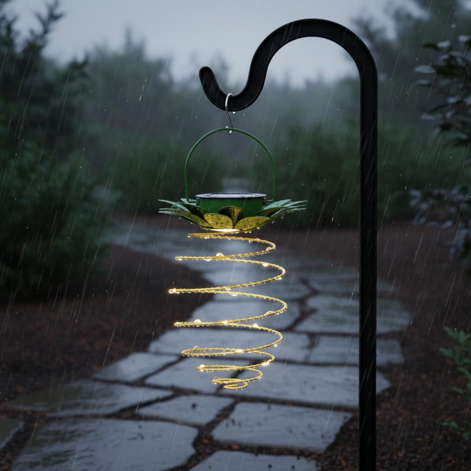 قطعتان من مصابيح الأناناس الشم - مراجعة Outdoor Lighting Patio وسعره