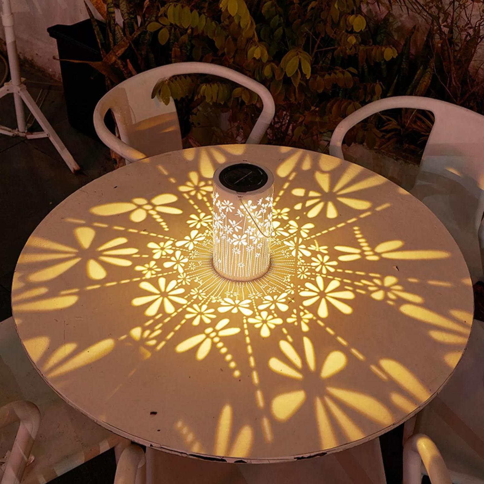 فوانيس شمسية زخرفية ملونة على  - مراجعة Solar Path Light وسعره