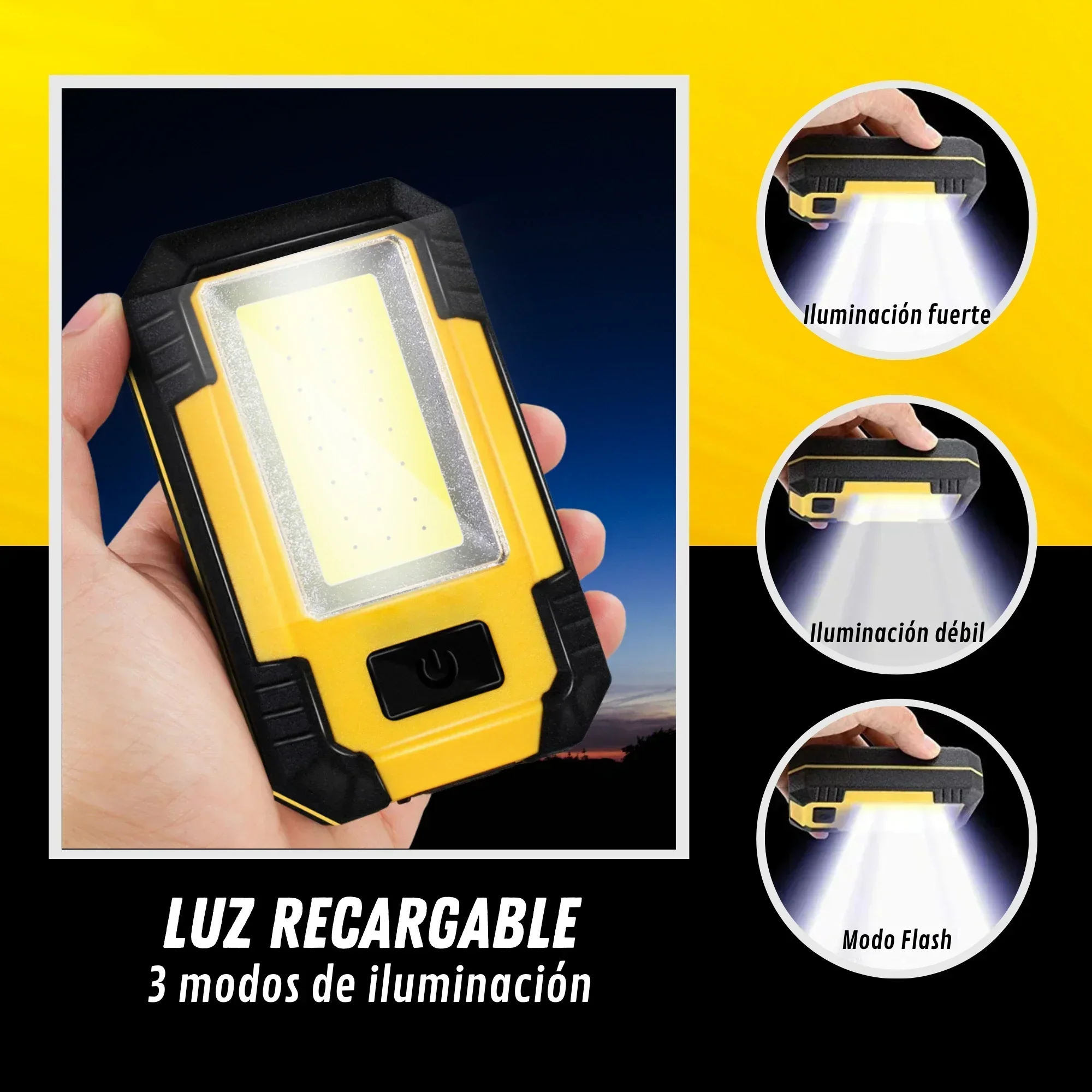 المحمولة 4000MAH قابلة للشحن ض - مراجعة Outdoor Lighting Hooks وسعره
