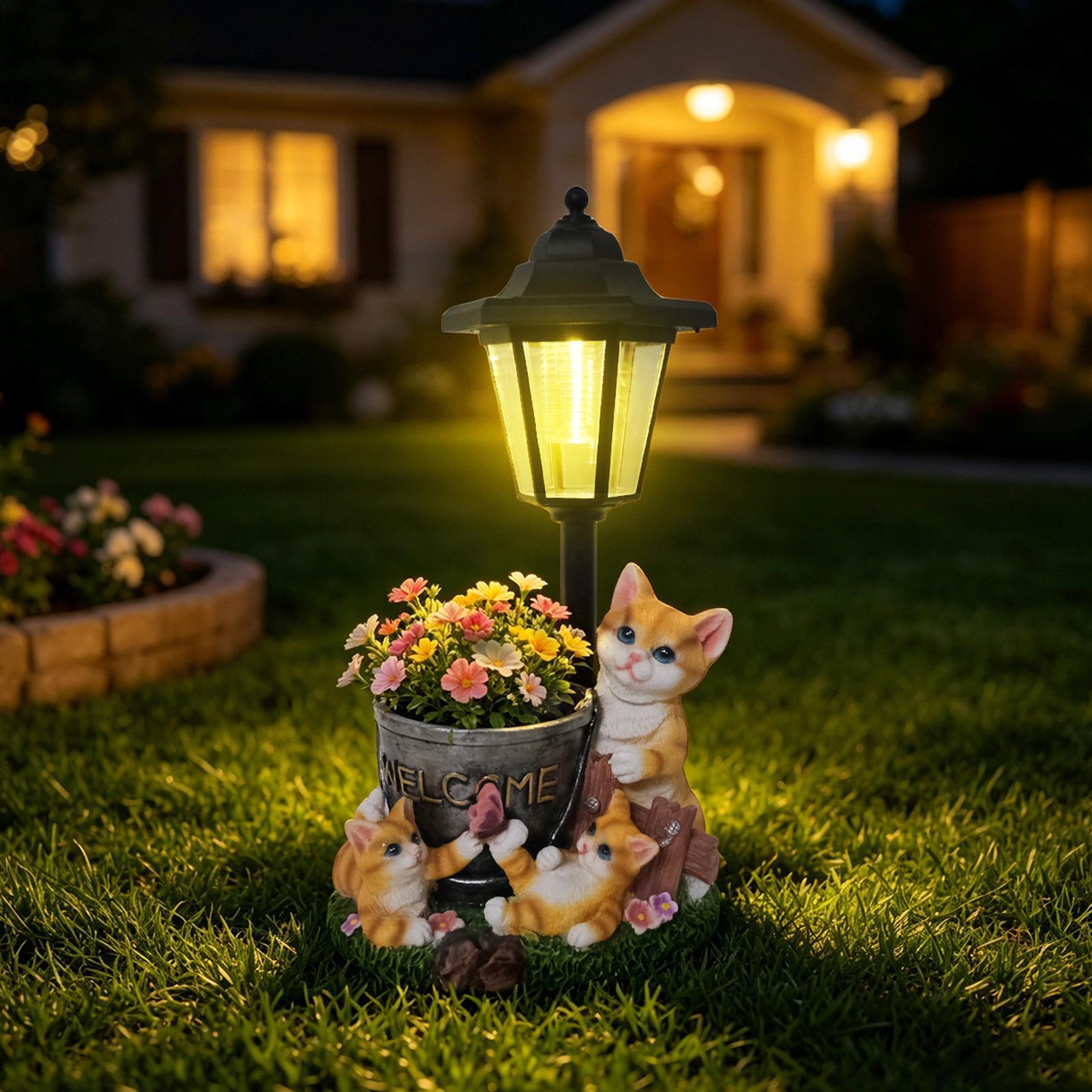 تماثيل حدائق تعمل بالطاقة الشم - مراجعة Outdoor Lighting Patio وسعره