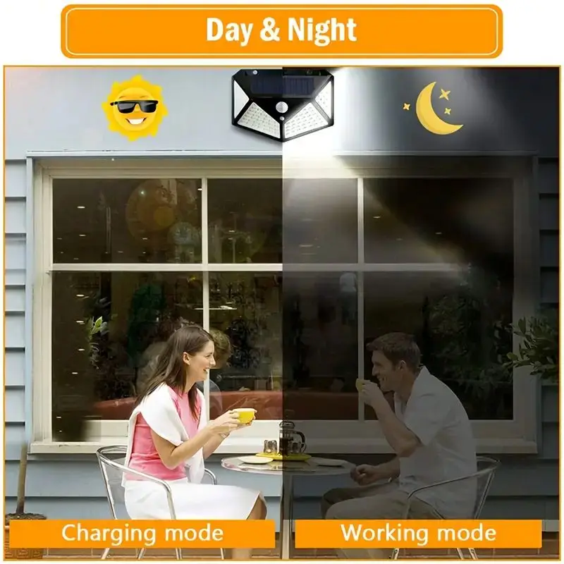 مصباح حديقة شمسي خارجي بـ 100  - مراجعة Outdoor Lighting Wall وسعره