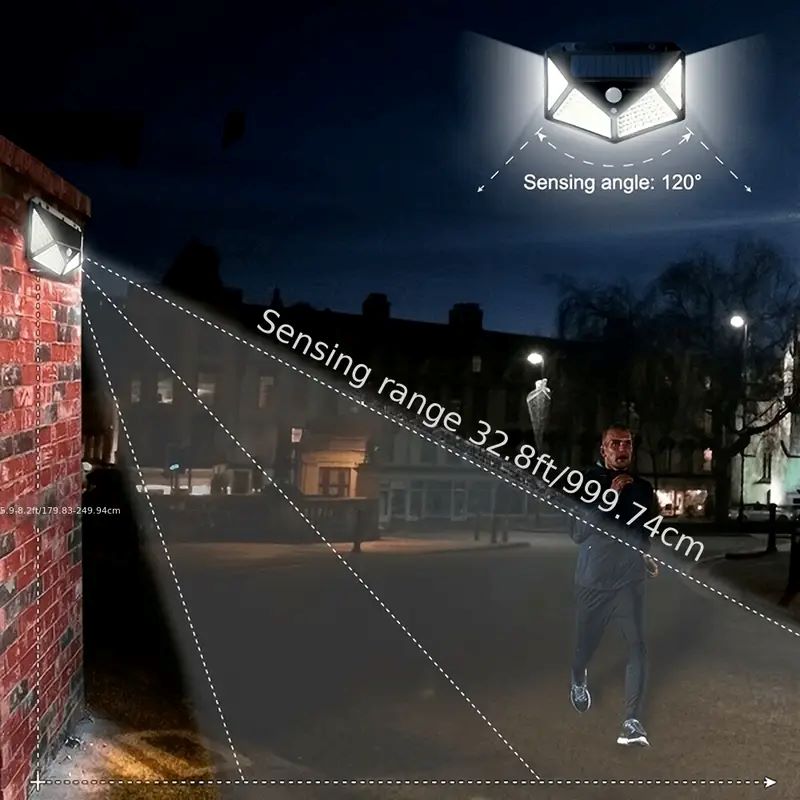 مصباح حديقة شمسي خارجي بـ 100  - مراجعة Outdoor Lighting Wall وسعره