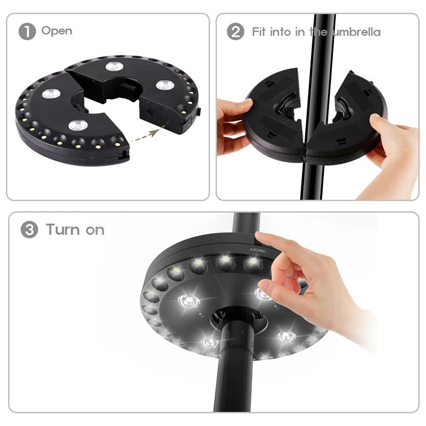 مصباح عمود مظلة فائق السطوع ،  - مراجعة Outdoor Lighting Poles وسعره