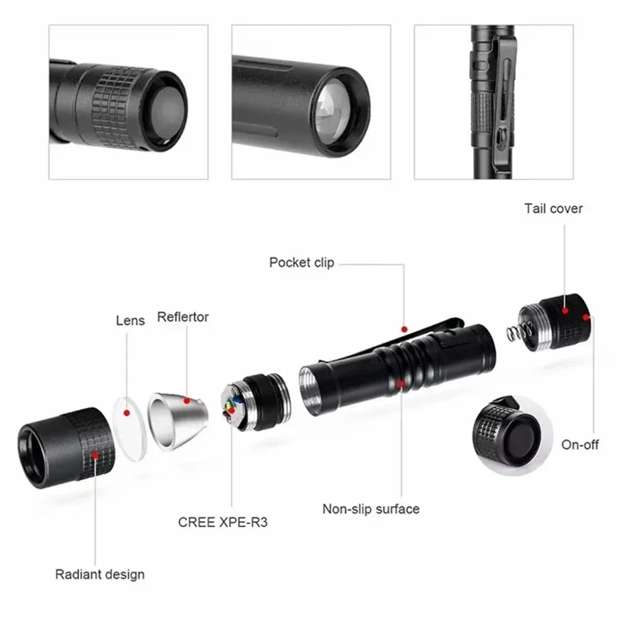 1-4 قطعة قلم LED صغير محمول ضو - مراجعة Outdoor Lighting Beacon وسعره