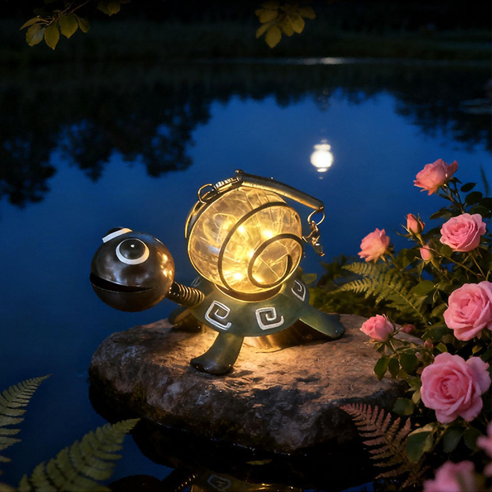 تمثال سلحفاة شمسي للحديقة، إضا - مراجعة Solar Path Light وسعره